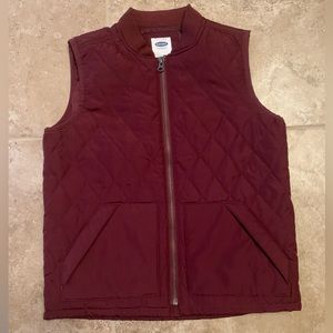 Old Navy Quilted Puffer Vest Boys M (8)